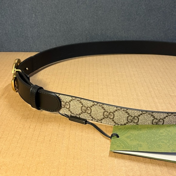 Authentic Gucci Double G Buckle Women Belt size 46/115 - Picture 6 of 9